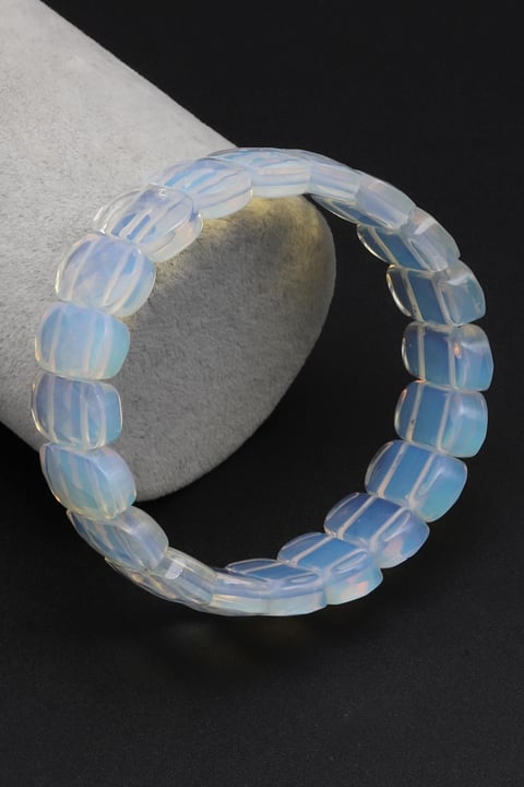 Cam Opal Bileklik 10 x 20 mm Özel Kesim