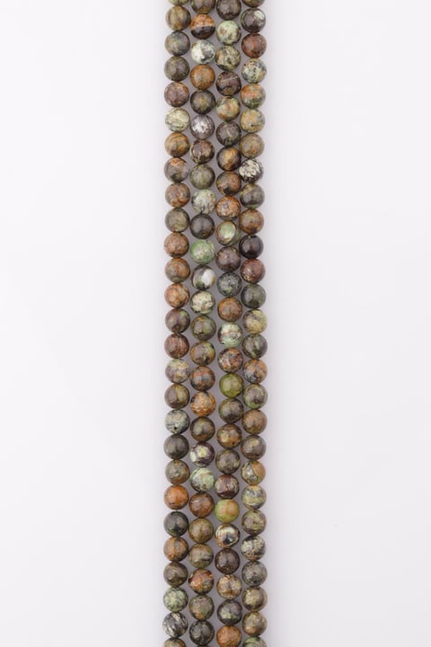Green Opal Doğal Taş Dizi 8 mm Küre Kesim