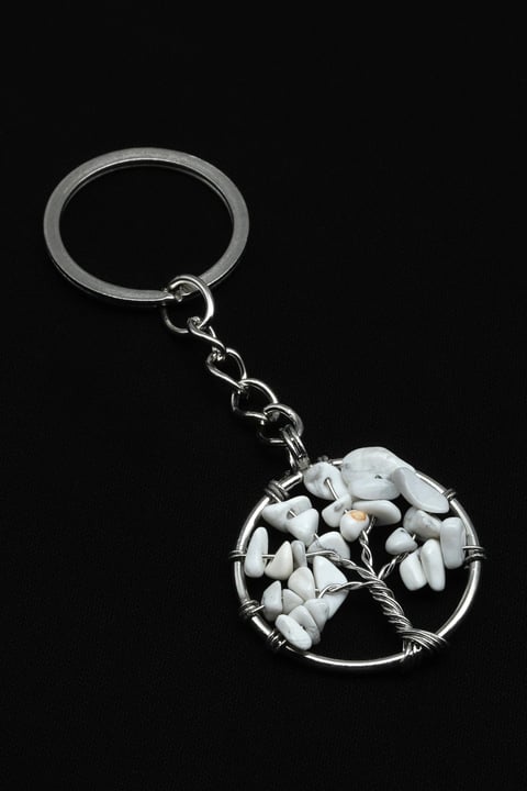 Havlit Doğal Taş Anahtarlık - ANH-0197