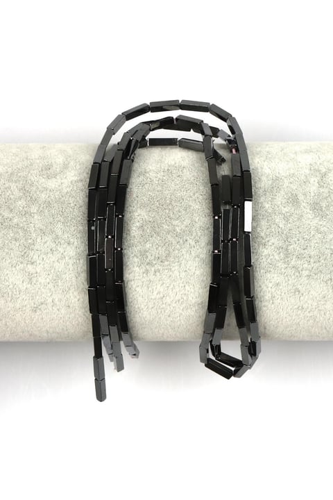 Hematit Dizi 2 x 8 mm Boru Kesim