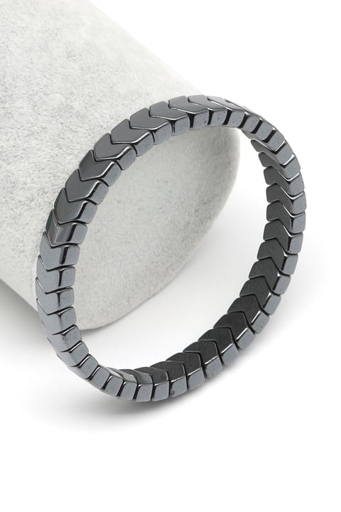Hematit Doğal Taş Bileklik 6 x 8 mm Özel Kesim - BLK-2075