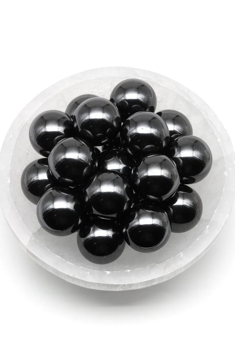 Hematit Doğal Taş Mıknatıslı Parça - Tımbıl - TMB-0227
