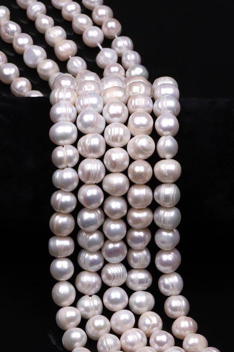 İnci Doğal Taş Dizi 9 x 10 mm Özel Kesim - DZ-0892