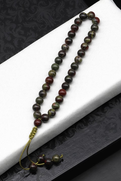 Jasper Doğal Taş Bileklik Tesbih 6 mm Küre Kesim TSB-0482