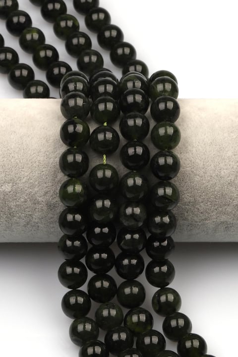 Kanada Yeşim (A Kalite) Doğal Taş Dizi 10 mm Küre Kesim