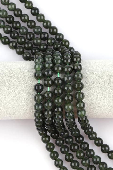 Kanada Yeşim ( A Kalite ) Doğal Taş Dizi 8 mm Küre Kesim