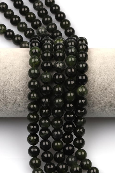 Kanada Yeşim Doğal Taş Dizi 8 mm Küre Kesim