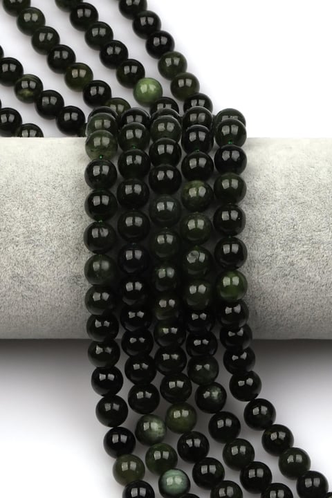 Kanada Yeşim Doğal Taş Dizi 8 mm Küre Kesim