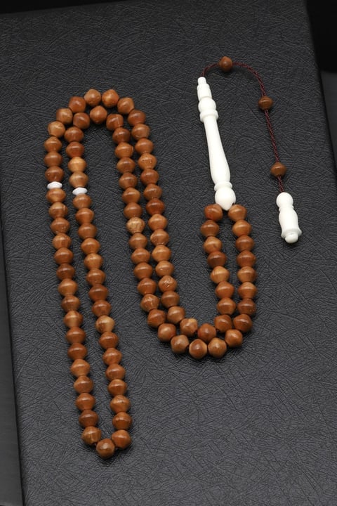Kemik-Kuka Ağacı 99'lu Tesbih 6 x 7 mm İstanbul Kesim - T-1741