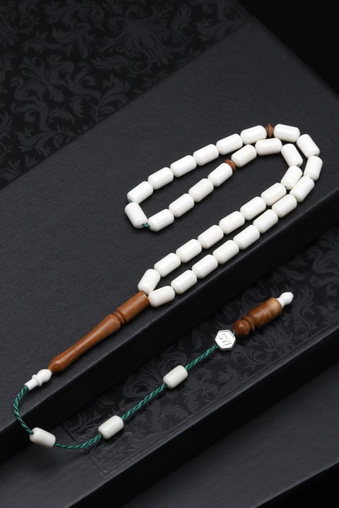 Kemik-Kuka Tesbih 5 x 8 mm Kapsül Kesim 
