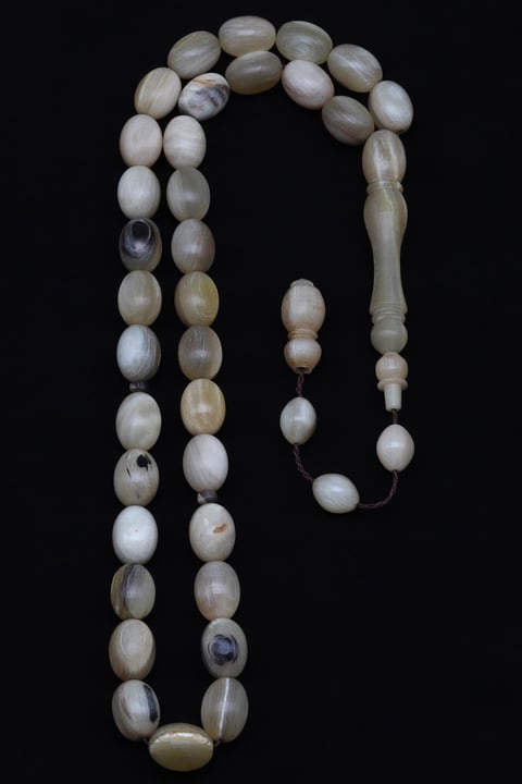 Koç Boynuzu Tesbih 12 x 16 mm Beyzi Kesim