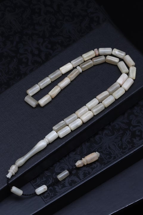Koç Boynuzu Tesbih 6 x 11 mm Silindir Kesim