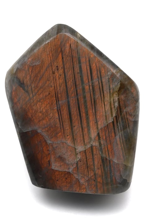 Labradorit Doğal Taş Parça - 314 Gr.