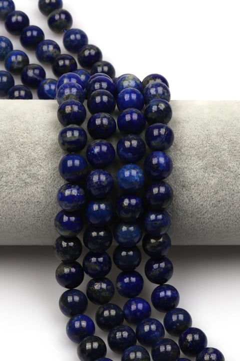 Lapis Lazuli (AA Kalite) Doğaltaş Dizi 10 mm Küre Kesim