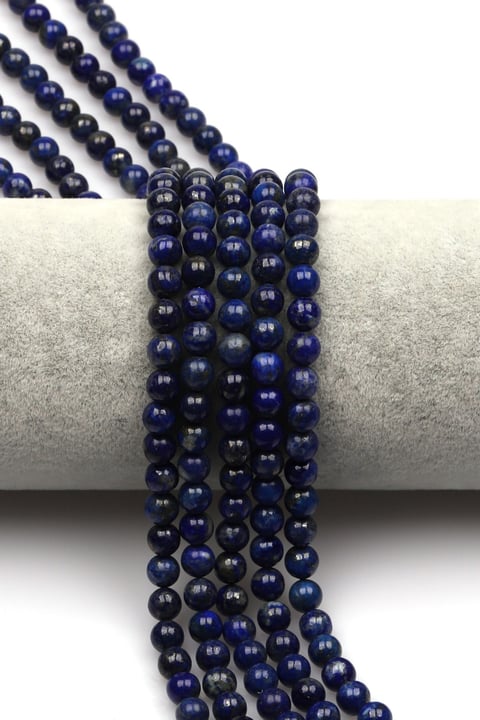 Lapis Lazuli Doğal Taş Dizi 6 mm Küre Kesim - DZ-0812