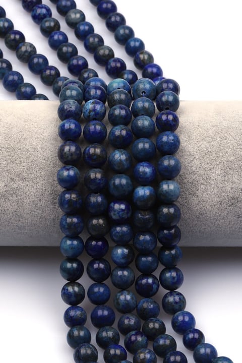 Lapis Lazuli Doğal Taş Dizi 8 mm Küre Kesim - DZ-1458
