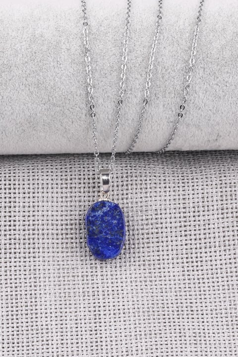 Lapis Lazuli Doğal Taş Kolye