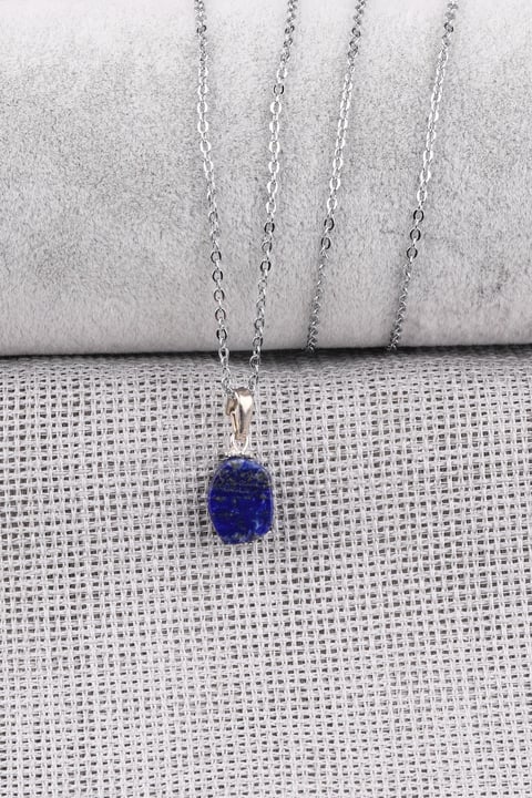 Lapis Lazuli Doğal Taş Kolye