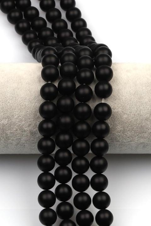 Mat Oniks Doğal Taş Dizi 10 mm Küre Kesim