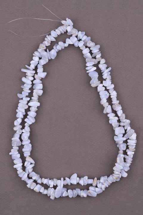 Mavi Dantelli Akik Doğal Taş Kırıktaş Dizi