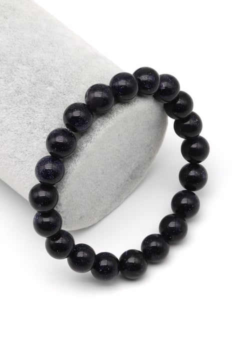 Mavi Yıldız Taşı Bileklik 10 mm Küre Kesim - BLK-2361