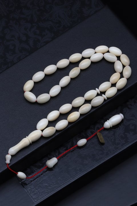 Narçıl Tesbih 6 x 11 mm Beyzi Kesim - T-1817