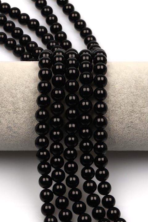 Oniks  Doğal Taş Dizi 8 mm Küre Kesim - DZ-1073