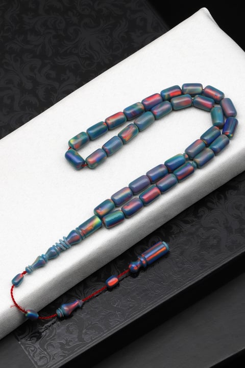 Opal Tesbih 6 x 9 mm Kapsül Kesim - T-1628