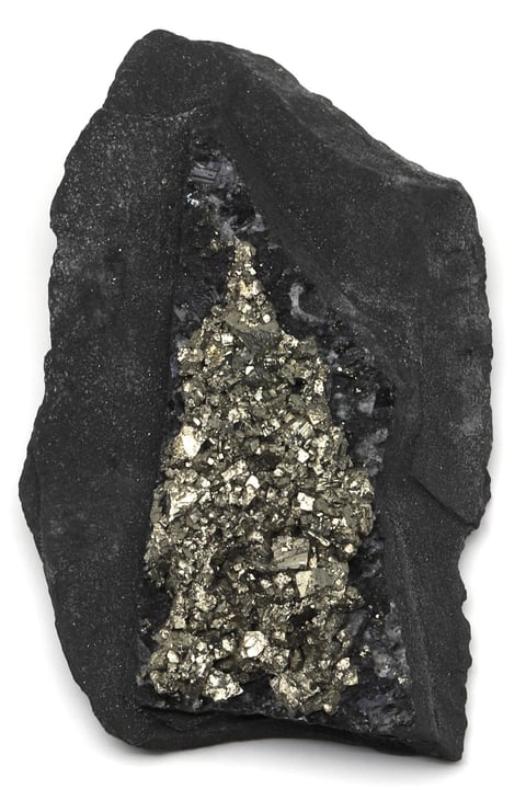 Pirit-Shungite Doğal Taş Ham Parça - 106 Gr.