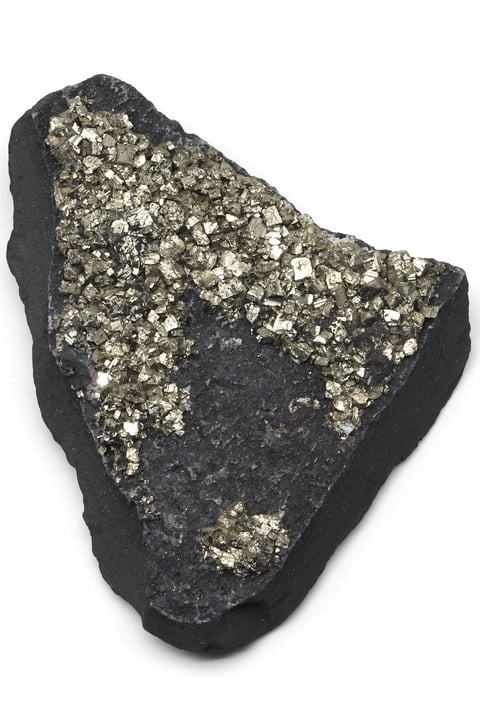 Pirit-Shungite Doğal Taş Ham Parça - 112 Gr.