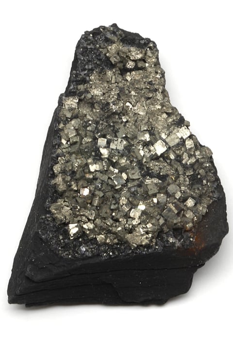 Pirit-Shungite Doğal Taş Ham Parça - 56 Gr.