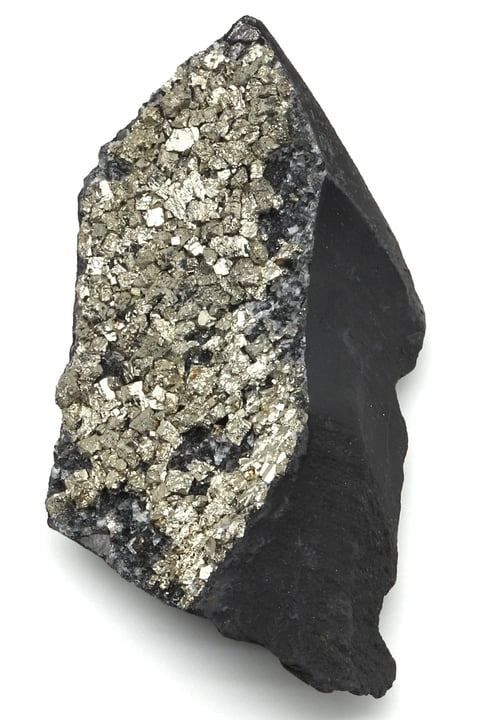 Pirit-Shungite Doğal Taş Ham Parça - 95 Gr.