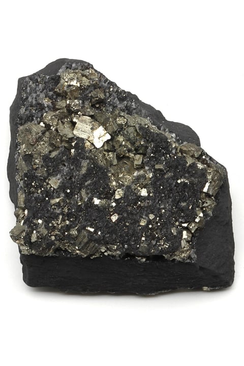 Pirit-Shungite Doğal Taş Ham Parça - 96 Gr.