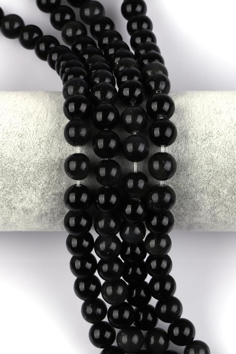 Rainbow Obsidyen Doğal Taş Dizi 10 mm Küre Kesim