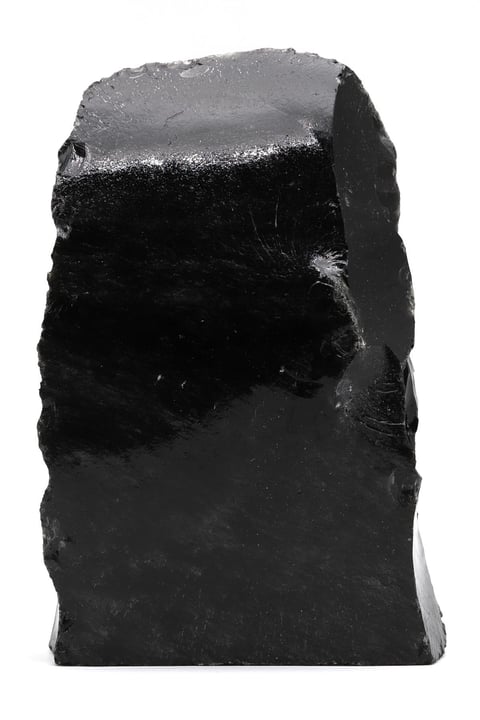 Silver Obsidyen Doğal Taş Ham Parça