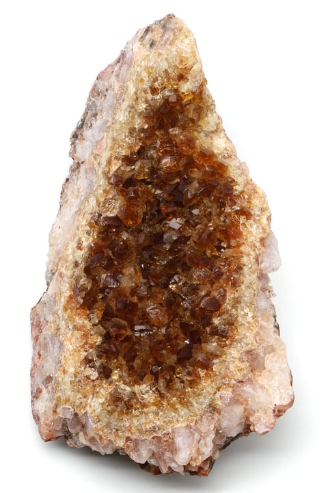 Sitrin Doğal Taş Ham Parça - 664 Gr.
