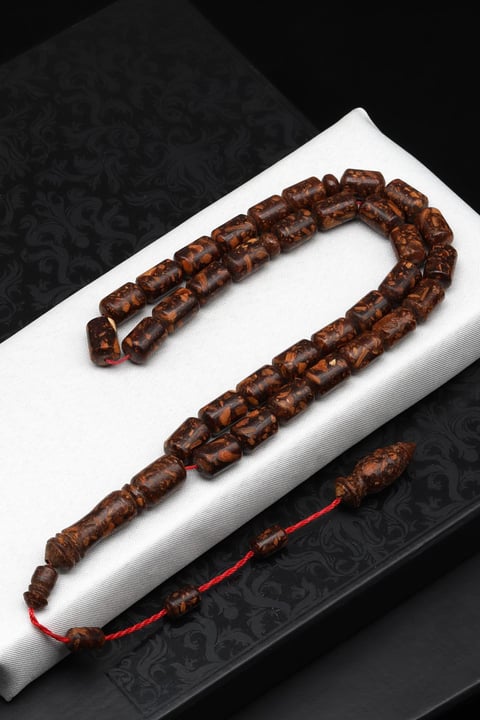 Tarçın Ağacı Kabuğu Tesbih 8 x 11 mm Kapsül Kesim