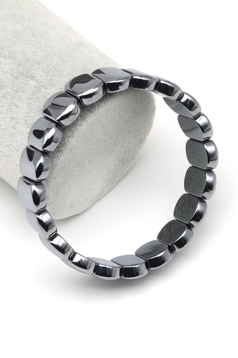Terahertz Doğal Taş Bileklik 10 x 14 mm Özel Kesim - BLK-2430