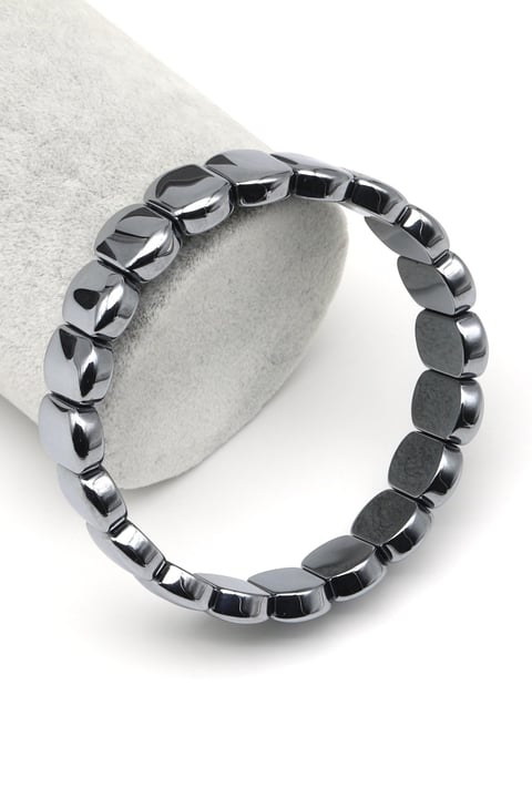 Terahertz Doğal Taş Bileklik 10 x 14 mm Özel Kesim - BLK-2430