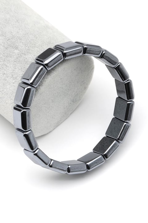 Terahertz Doğal Taş Bileklik 11 x 11 mm Özel Kesim - BLK-2429