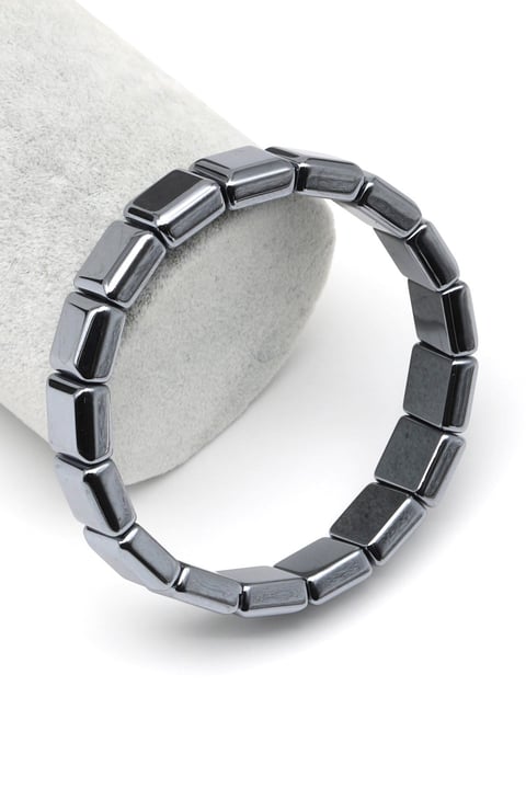 Terahertz Doğal Taş Bileklik 11 x 11 mm Özel Kesim - BLK-2429