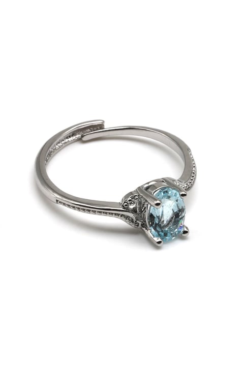 Topaz Doğal Taş Ayarlanabilir Yüzük - YZK-0153