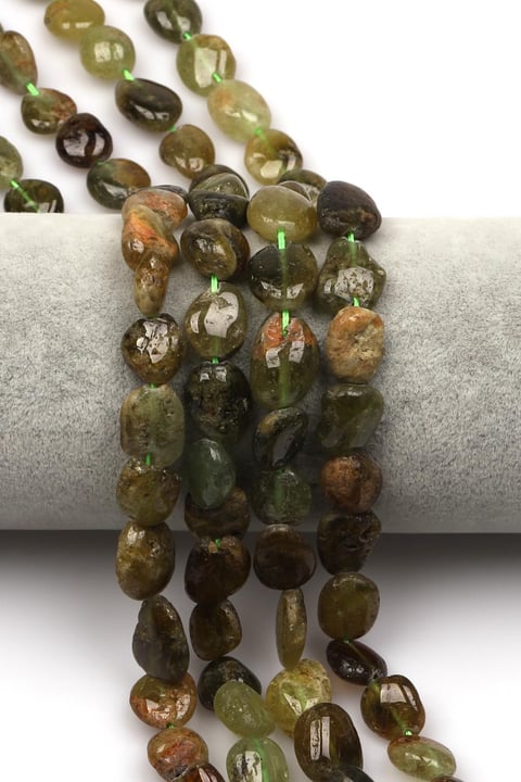 Tsavorit Doğaltaş Dizi 10 x 14 mm Özel Kesim