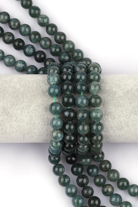 Yeşil Apatit Doğal Taş Dizi 10 mm Küre Kesim