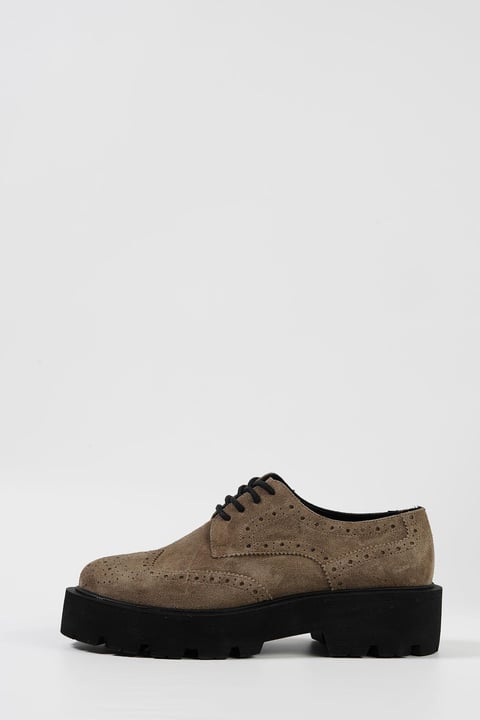 GLAZA Kadın Tabacco Suede Loafer Ayakkabı