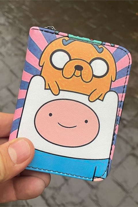 Adventure Time Finn&Dog Jake Face Kısa Cüzdan