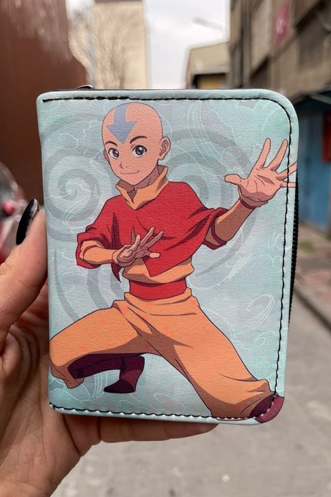 Anime Avatar: The Last Airbender Aang Kısa Cüzdan