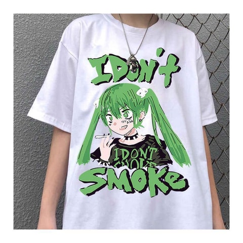 Anime Beyaz I Don'T Smoke Unisex T-Shirt