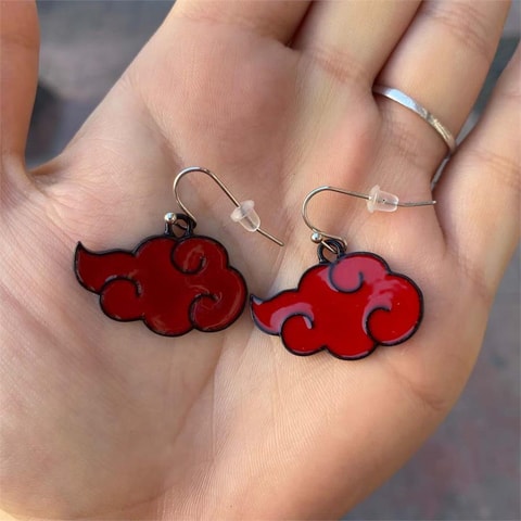 Anime Naruto Shippuden: Akatsuki Clouds Küpe