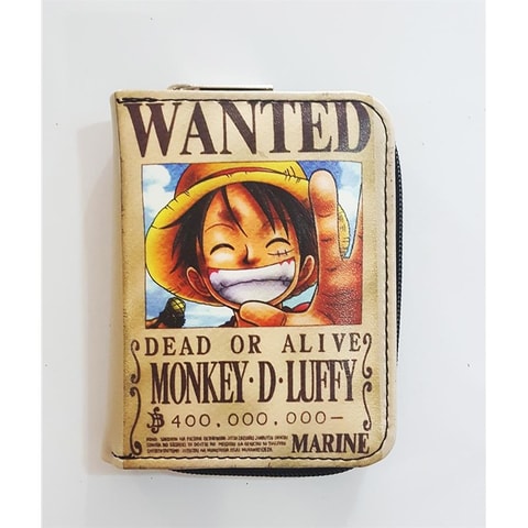 Anime One Piece - Wanted Monkey.D.Luffy Cüzdan